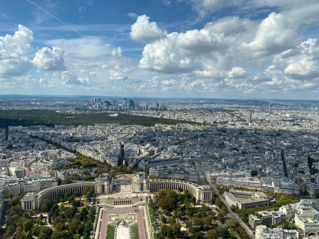 Paris: Sicht vom Eifelturm